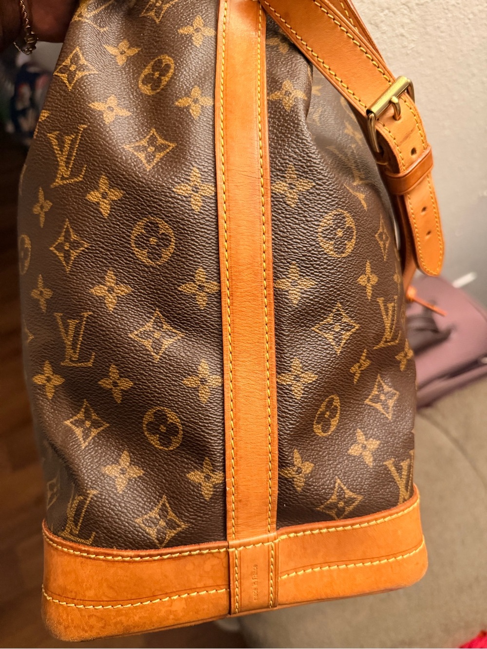 Louis Vuitton Monogram Canvas Drawstring Bucket Bag Neo Noe GM vintage - Picture 7 of 12